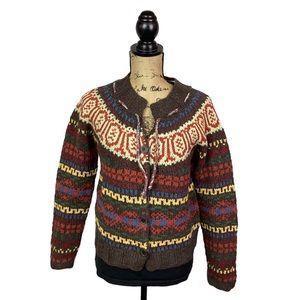 Sundance Autumn Fair Isle Sweater Small Womans